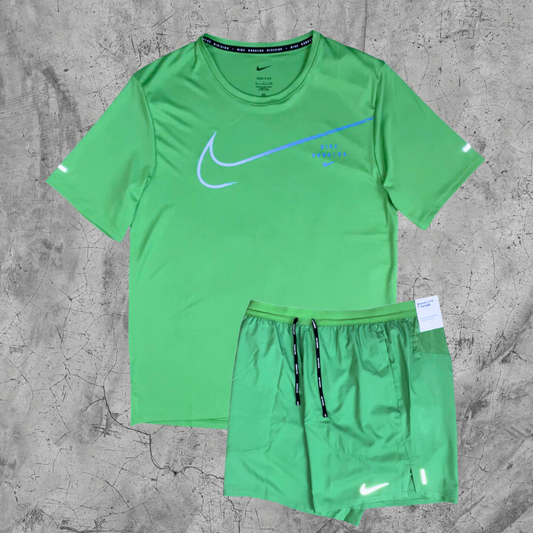 Nike Dri-Fit Run Division Set - GREEN APPLE