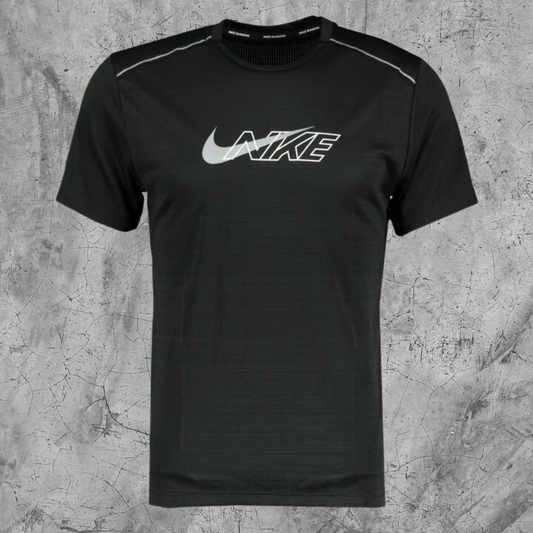 Nike Dri-Fit Running Breathe Miler T-Shirt - BLACK