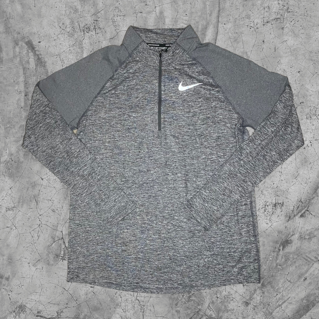 Nike Dri-Fit Element Long Sleeve Half-Zip - GREY