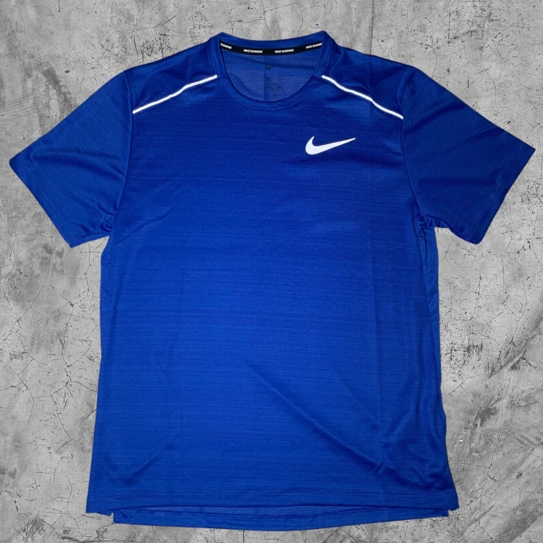 Nike Dri-Fit T-Shirt - ROYAL BLUE MILER – The Drip Corner UK