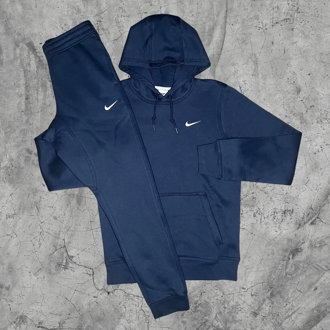 Nike Club Fleece Sportswear Tracksuit - NAVY