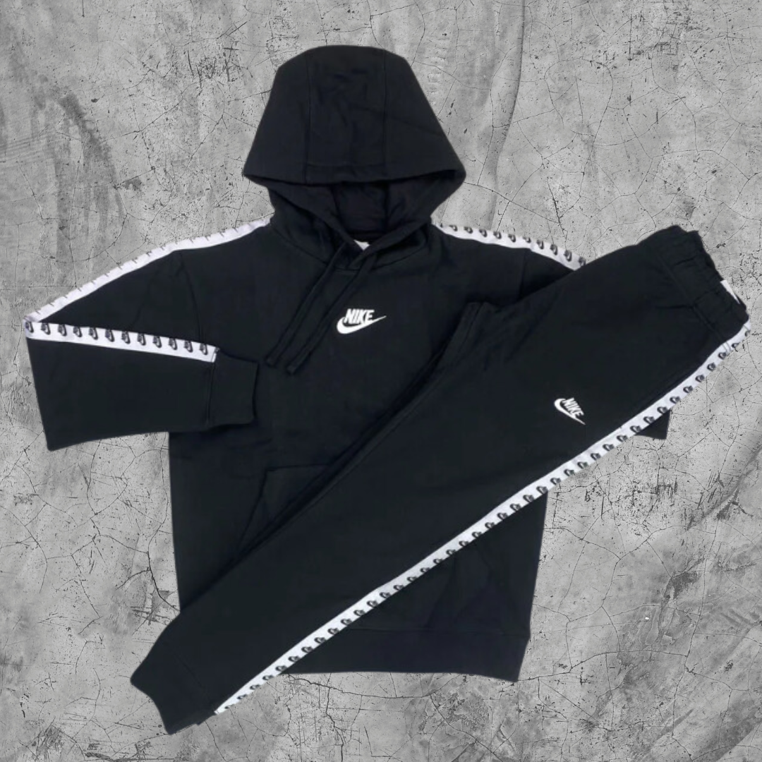 Nike Repeat Essential Tracksuit - BLACK